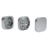 Patient Image of Grinders Aluminium 3-Piece Cannabis Grinder Silver/Black Medical Cannabis