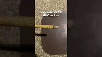 Peace naturals T30 GMO cookies burn