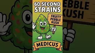  Fruity Pebble Kush — Medicus | 60 Second Strains Review  (THC: 27%) #medicalcannabis
