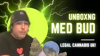UK Medicinal Cannabis Haul: God Bud, Powdered Donut, Farm Gas Unboxing