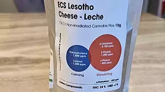 ECS Lesotho Cheese - Leche THC 18 CBD less than 1