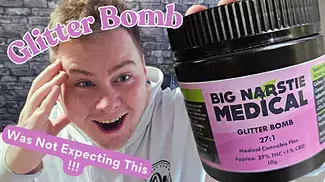 UK Medical Canna Strain Review Of Glitter Bomb By Big Narstie Medical