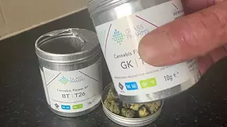 First Look: Grape Kush & Black Triangle Kush | UK Medical Cannabis (GlassPharms Trial Strains)