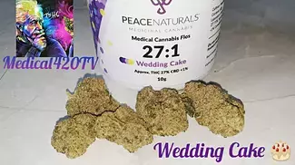  Wedding Cake By Peace naturals Review Medical Cannabis UK 