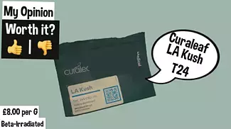 Curaleaf T24 LA Kush Uk Medical Review