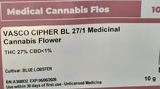 Blue Lobster by Vasco UK Medical Cannabis