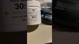 Peace naturals T30 GMO cookies weight