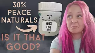 FINALLY Got Some Peace Naturals Space Cake 30% | UK Medical Flower Review 