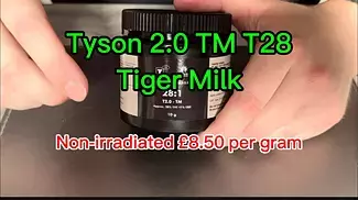 TYSON 2.0 TM T28 TIGER MILK Legal Medical Cannabis Flower