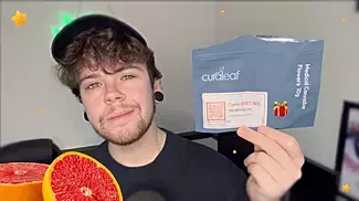 Curaleaf Grapefruit Gift Review (UK MEDICAL C*NNABIS)