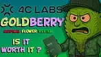 Goldberry 27% THC Medical Cannabis Review | 4C Labs Strain Test + Honest Vape Session