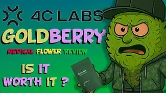 Goldberry 27% THC Medical Cannabis Review | 4C Labs Strain Test + Honest Vape Session