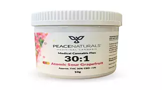 Peace Naturals Atomic Sour Grapefruit Review (UK MEDICAL C*NNABIS)