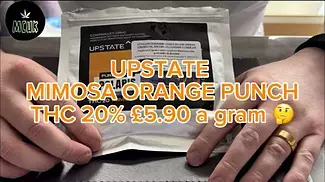 NEW to UK Medical - UPSTATE MIMOSA ORANGE PUNCH (20 THC) it surprised me