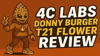 4C Labs Donny Burger T21 UK medical flower full review