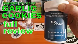 GARLIC COOKIES FULL REVIEW | 30% | 8.50/g | AB Cann, Sun Daze & IPS Pharma