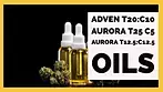 Full Spectrum Cannabis Oils- Adven T20:C10, Aurora T25:C5, Aurora T12.5:C12.5