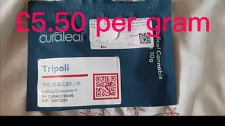 Curaleaf Tripoli review, UK medical cannabis from mamedica.
