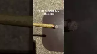 Peace naturals T30 space cake burn