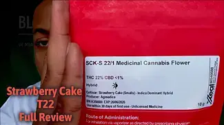 Strawberry Cake Smalls T22 Review | UK Medical Cannabis Strain