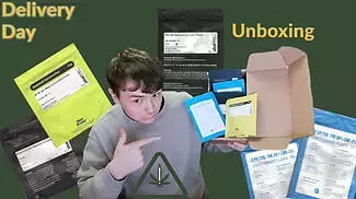 Delivery Day - Medicinal Cannabis unboxing and initial thoughts. First medical Cookies!