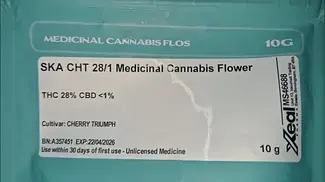 Cherry Triumph by Sitka Legends. UK Medical Cannabis.