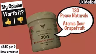 Peace Naturals T30 Atomic Sour Grapefruit Uk Medical Review
