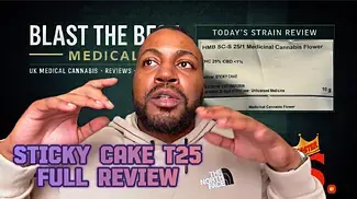 Sticky Cake T25 UK Medical Cannabis Strain Review | Runtz meets Old School Wedding Cake?