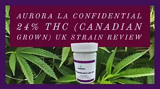 Aurora La Confidential 24%THC Canadian Grown Strain Review