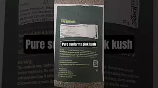PINK KUSH PURE SUNFARMS 4C LABS 21%THC UK MEDICAL PART 1