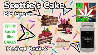  BC Green Scottie's Cake Reveiw Medical Cannabis UK