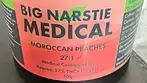 Big Narstie Moroccan Peaches 27%THC £8.50per gram UK Legal Medical Cannabis.