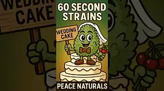 Wedding Cake — Peace Naturals | 60 Second Strains Review  (THC: 27%)