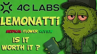4C Labs Lemonatti 25% THC Medical Cannabis Review | Pure Gas or Just Lemon Zest?  #lemonatti #420