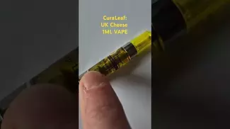 Curaleaf- UK Cheese 1ML Vape Cart (UK Medical Cannabis Prescription)