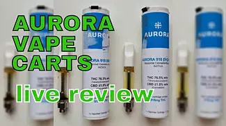 Aurora Resin Vape Cart Live REVIEW
