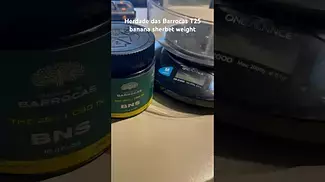 Herdade das Barrocas T25 banana sherbet weight