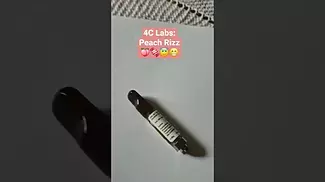 4C Labs - Peach Rizz Vape Cart (850mg/g)(UK Medical Cannabis Prescription)