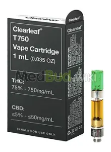 Packaging for Clearleaf® Hash Rosin T750 Wedding Cake Vape Cartridge (510 Fitment) Medical Cannabis