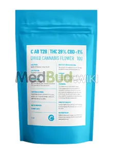 Packaging for Cookies® C-AB T28 Apples & Bananas Medical Cannabis Flower