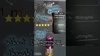Review in description Clearleaf Black Cherry Punch Distillate Vape Cartridge