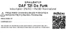 Label for Repackaging