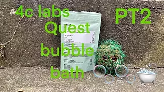 Pt2 Qwest BB T23 Bubble Bath Medical Cannabis Flower #ukmedical