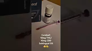 Curaleaf Full Spectrum Oil: 10mg THC/ 10mg CBD (UK Medical Cannabis Prescription)