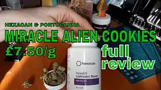 MIRACLE ALIEN COOKIES | Hexacan & Portocanna | 25% | £7.50/g | FULL REVIEW