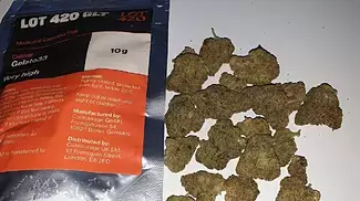 Gelato33 25% THC Lot 420 Review UK Medical Cannabis