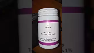 Aurora Frozen Lemon Haze (25% THC UK Medical Weed)
