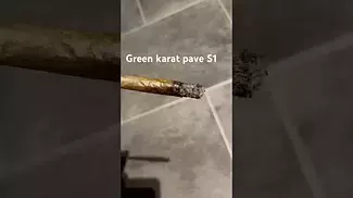 Green karat T29 pave S1 burn