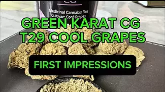 GREEK KARAT CG T29 COOL GRAPES Medical Cannabis Flower