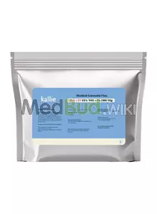Packaging for Kallie® LZF T25 Laser Fuel Medical Cannabis Flower